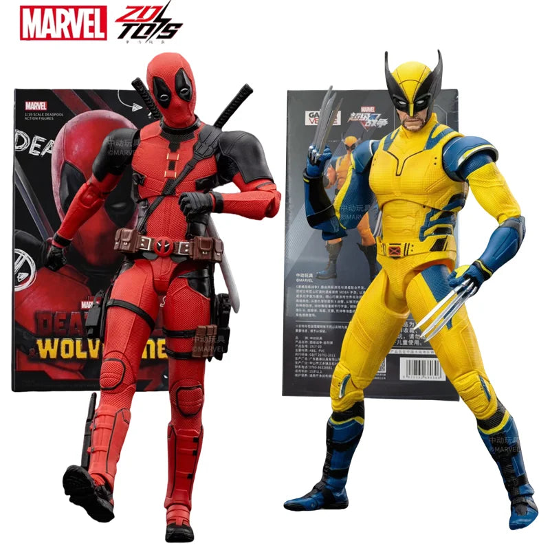 Figuras de Ação Deadpool & Wolverine ZD Toys Series