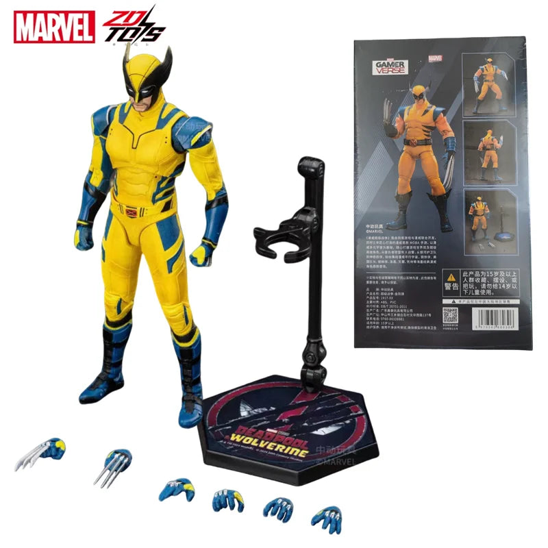 Figuras de Ação Deadpool & Wolverine ZD Toys Series