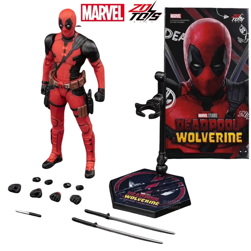 Figuras de Ação Deadpool & Wolverine ZD Toys Series